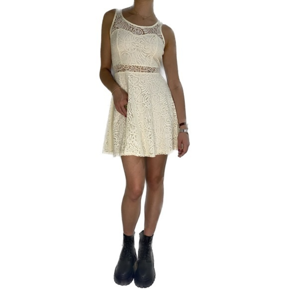 🦢 american rag white lace mini‎ dress 🦢